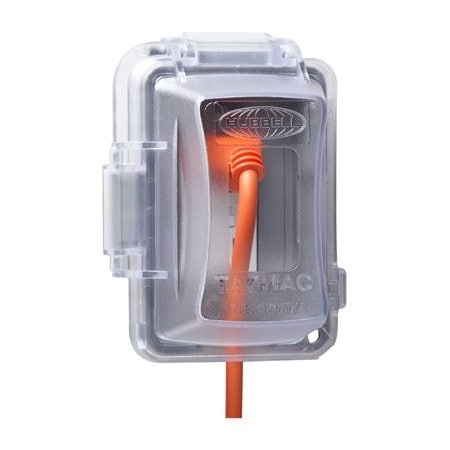 Raco Electrical Box Cover, 1 Gang Gang, Polycarbonate, In-Use Cover Type MM420C